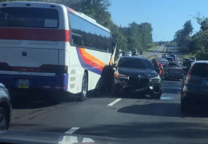 Varios accidentes se han  registrado en la vía Interamericana, en Panamá Oeste