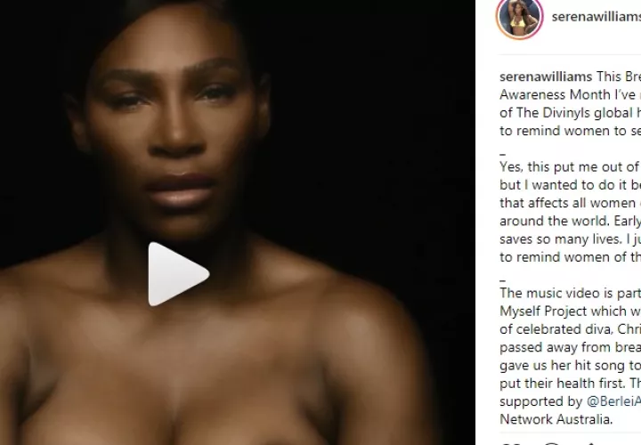 Serena Williams impulsa una causa benéfica./ Instagram