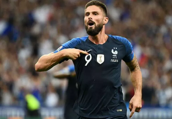 Olivier Giroud, jugador de la Selección de Fútbol de Francia y del Chelsea.