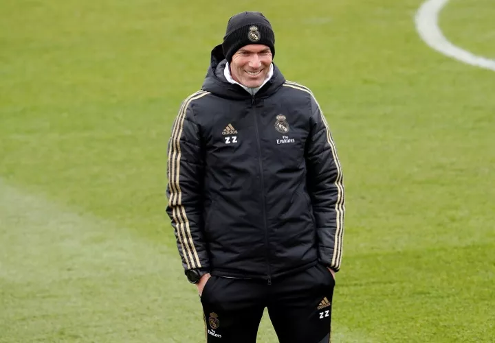 Zinedine Zidane, entrenador del Real Madrid. Foto: EFE