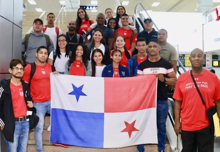 Representación de pesas de Panamá. FoTO: Pandeportes