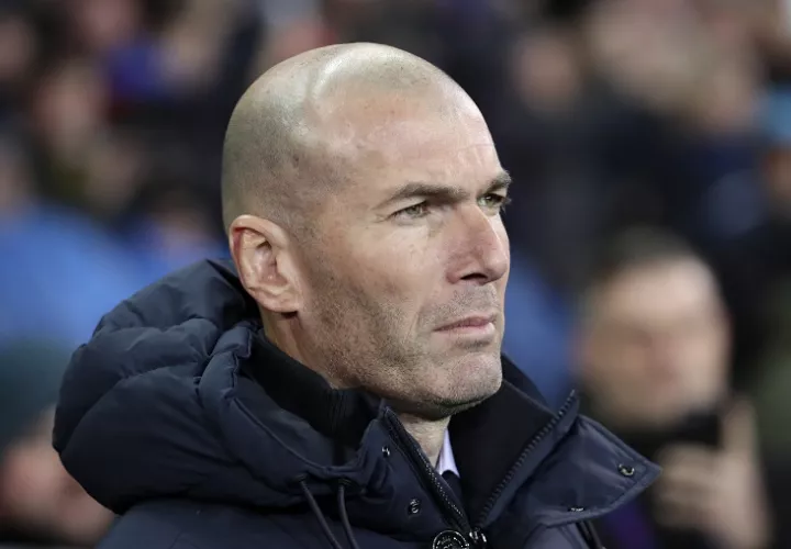 Zinedine Zidane, técnico del Real Madrid. / Foto AP