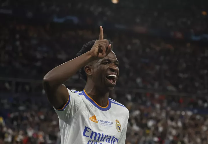 Vinicius Jr. celebra su gol. / Foto: EFE